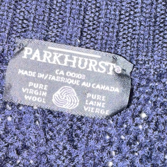 Parkhurst Black Shawl Collar Cable Knit Sweater with Toggle Closures - Picture 4 of 4